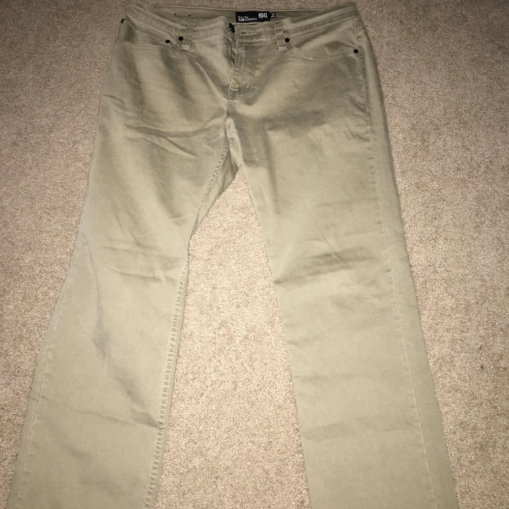 RSQ Khaki Jeans, slim straight